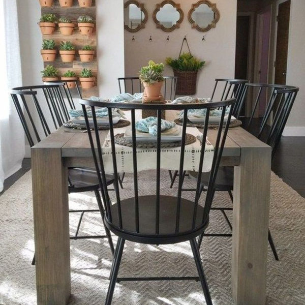 Splendid Dining Room Design Ideas With Farmhouse Table To Have 25