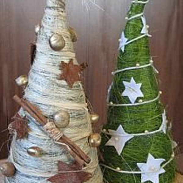 Dreamy Diy Christmas Cone Trees Design Ideas To Try Today 07