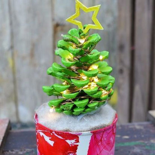 Dreamy Diy Christmas Cone Trees Design Ideas To Try Today 15