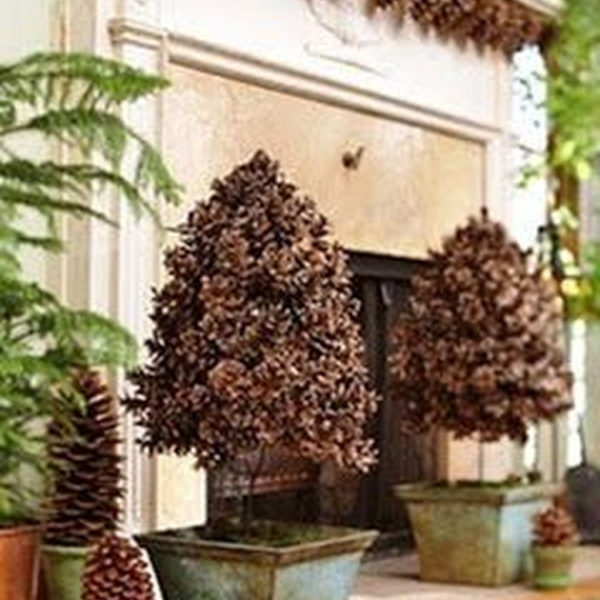 Dreamy Diy Christmas Cone Trees Design Ideas To Try Today 19