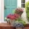 Dreamy Front Door Flower Pots Design Ideas To Increase Your Home Beauty 19