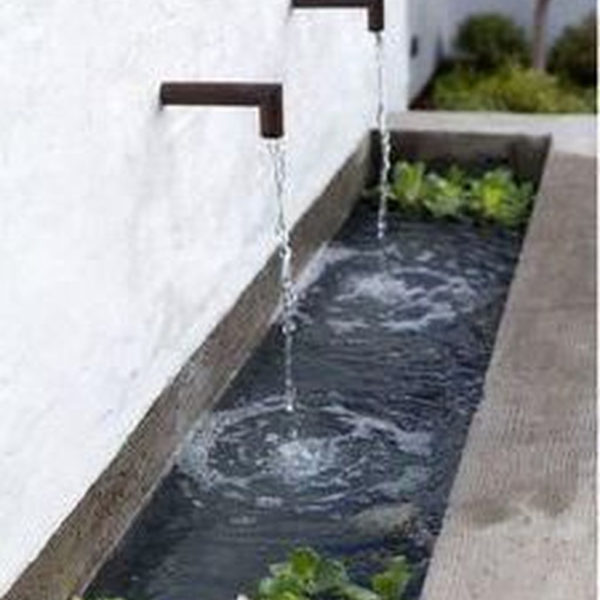 Affordable Small Front Garden Design Ideas With Fountain To Try 01