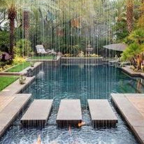 Cute Cabana Swimming Pool Design Ideas That Looks Charming 29