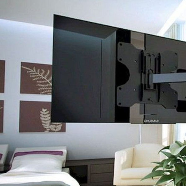 Enjoying Bedroom Design Ideas With Wall Tv To Try 11