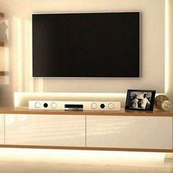 Enjoying Bedroom Design Ideas With Wall Tv To Try 17