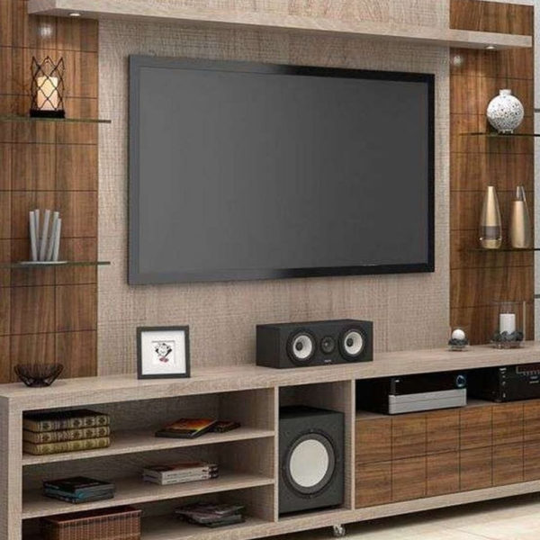 Enjoying Bedroom Design Ideas With Wall Tv To Try 34