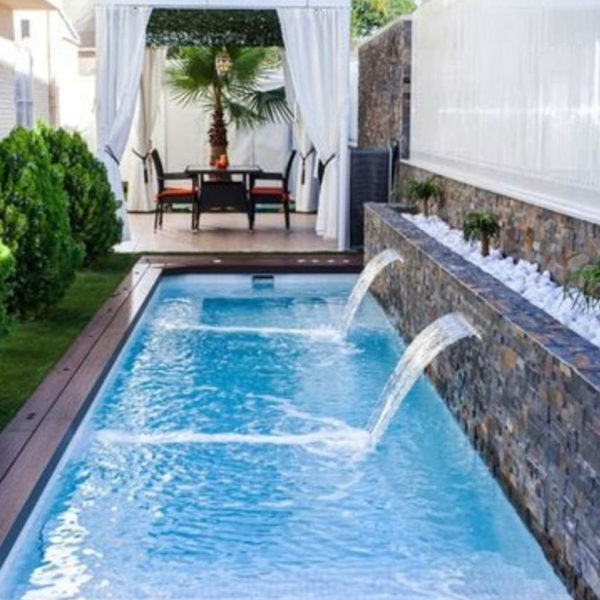 Flawless Small Pool Landscaping Design Ideas For Enchanting Home Outside 16