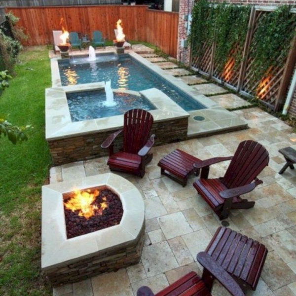 Flawless Small Pool Landscaping Design Ideas For Enchanting Home Outside 23