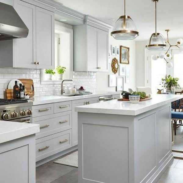 Luxury Grey Kitchen Backsplash Design Ideas For Your Inspiration 13