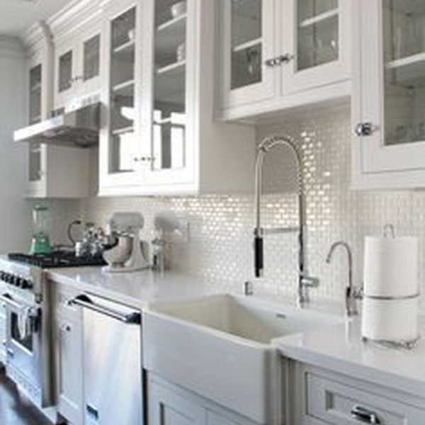 Luxury Grey Kitchen Backsplash Design Ideas For Your Inspiration 19