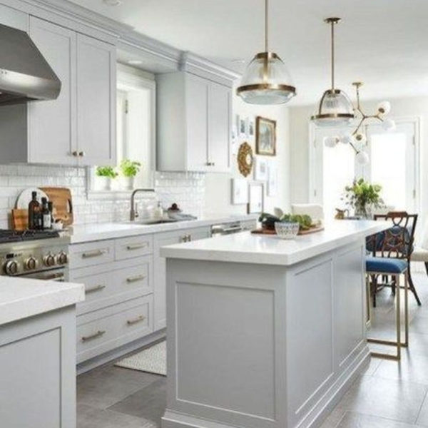 Luxury Grey Kitchen Backsplash Design Ideas For Your Inspiration 21