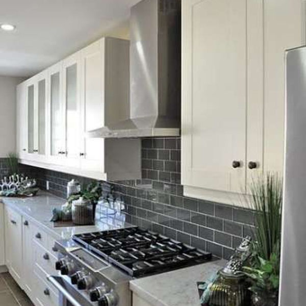 Luxury Grey Kitchen Backsplash Design Ideas For Your Inspiration 32
