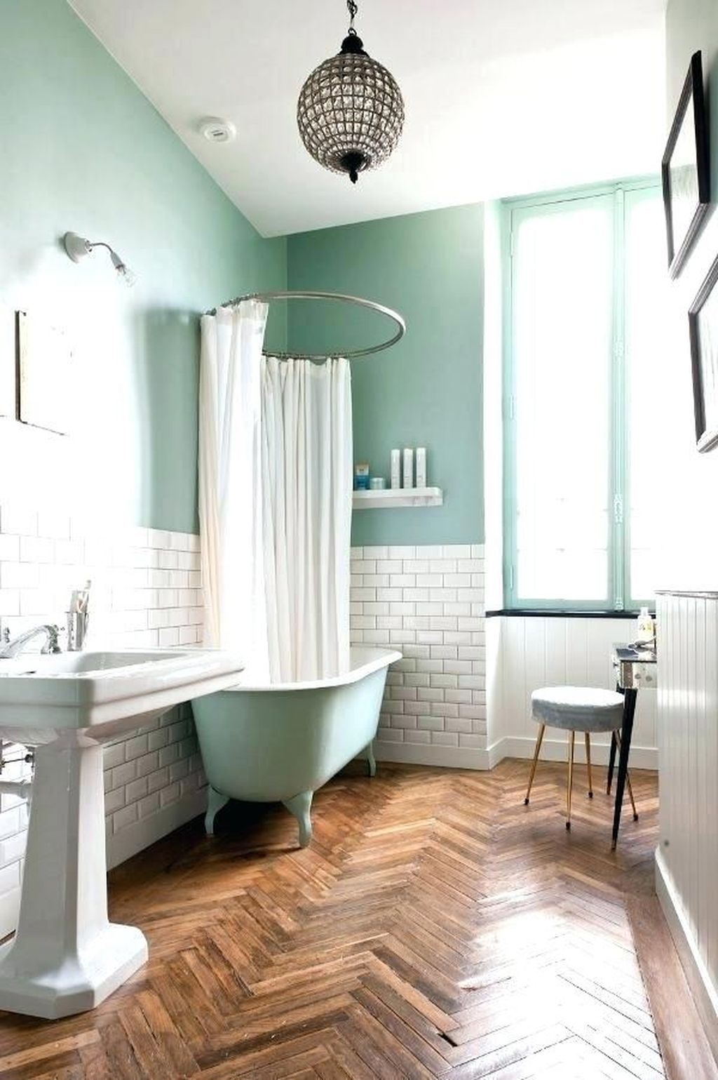 Marvelous Wooden Shower Floor Tiles Designs Ideas For Bathroom Remodel 04