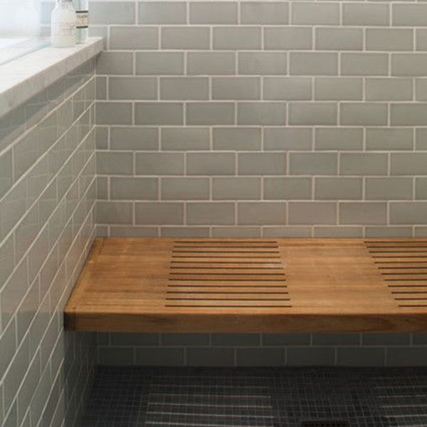 Marvelous Wooden Shower Floor Tiles Designs Ideas For Bathroom Remodel 12