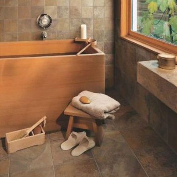 Marvelous Wooden Shower Floor Tiles Designs Ideas For Bathroom Remodel 15