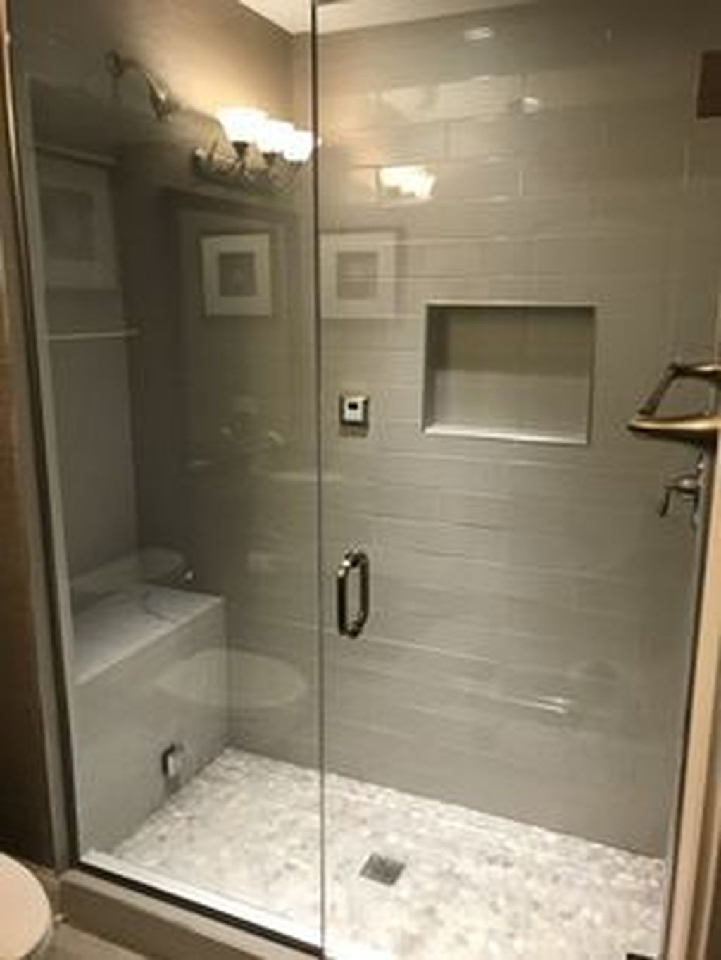 Marvelous Wooden Shower Floor Tiles Designs Ideas For Bathroom Remodel 17