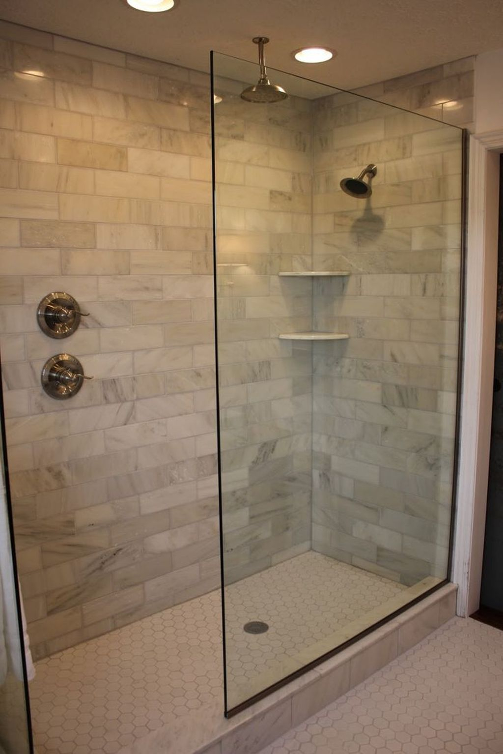 Marvelous Wooden Shower Floor Tiles Designs Ideas For Bathroom Remodel 19