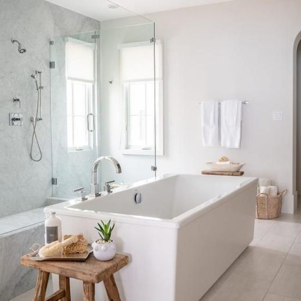 Marvelous Wooden Shower Floor Tiles Designs Ideas For Bathroom Remodel 25