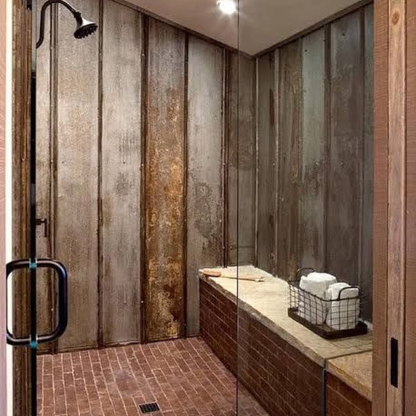 Marvelous Wooden Shower Floor Tiles Designs Ideas For Bathroom Remodel 35