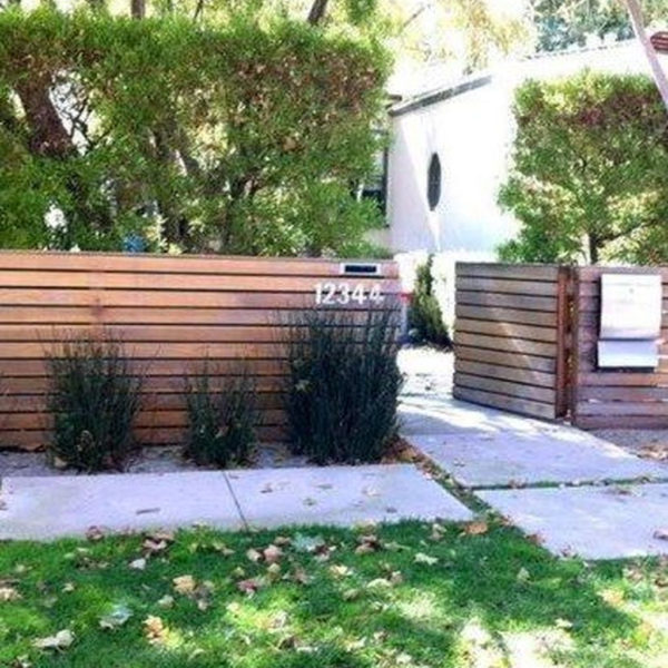 Surpising Fence Design Ideas To Enhance Your Beautiful Yard 02