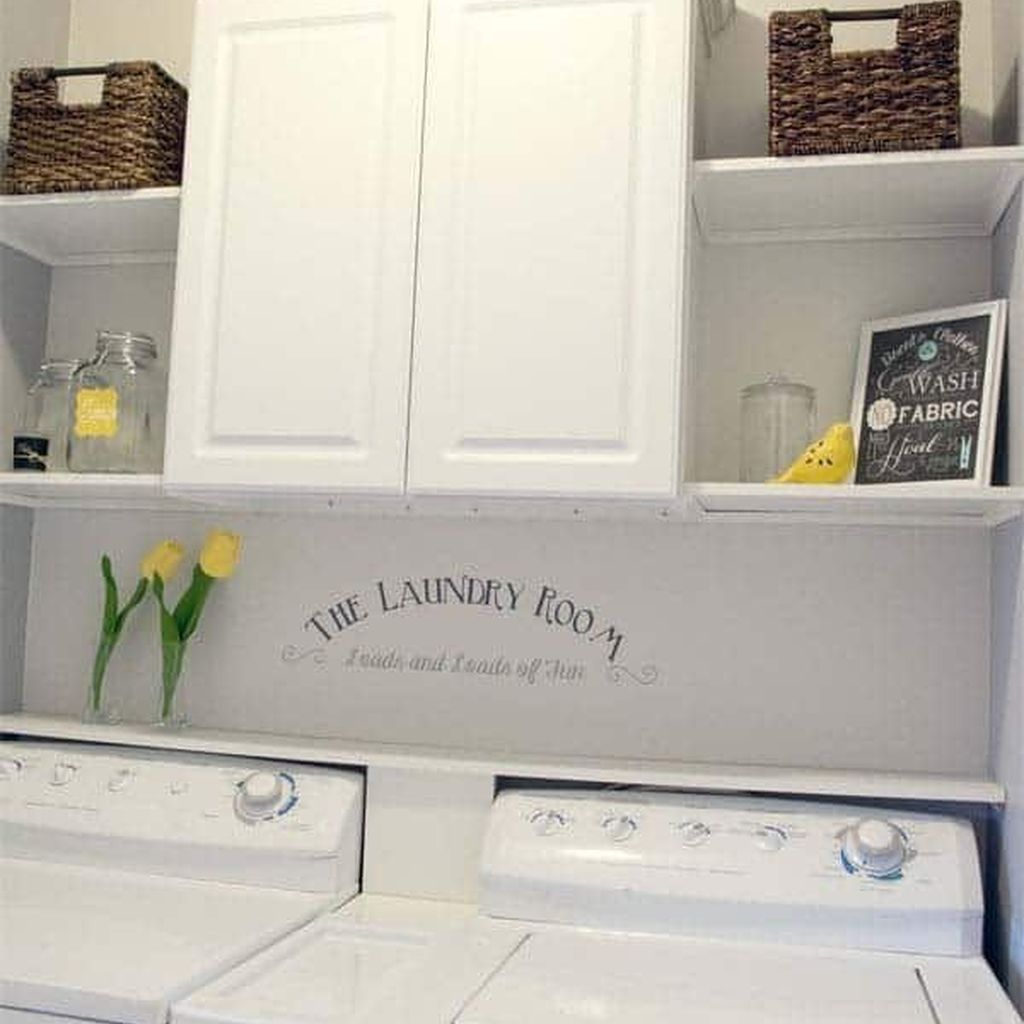 36 Best Small Functional Laundry Room Decoration Ideas That Looks Cool