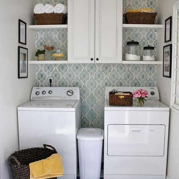 Best Small Functional Laundry Room Decoration Ideas That Looks Cool 17