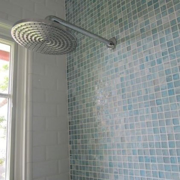 Chic Blue Shower Tile Design Ideas For Your Bathroom 27