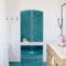 Chic Blue Shower Tile Design Ideas For Your Bathroom 29