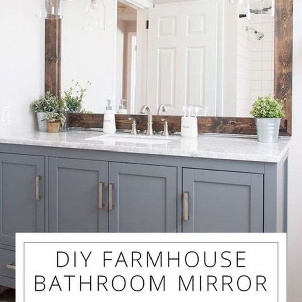 Cool Bathroom Mirror Ideas That You Will Like It 32