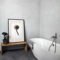 Fantastic Black Floor Tiles Design Ideas For Modern Bathroom 11