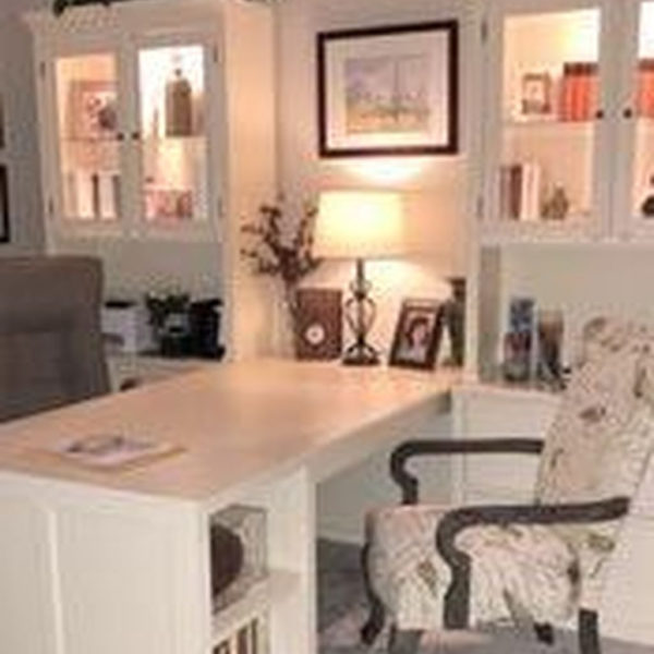 Popular Home Office Cabinet Design Ideas For Easy Organization Storage 06