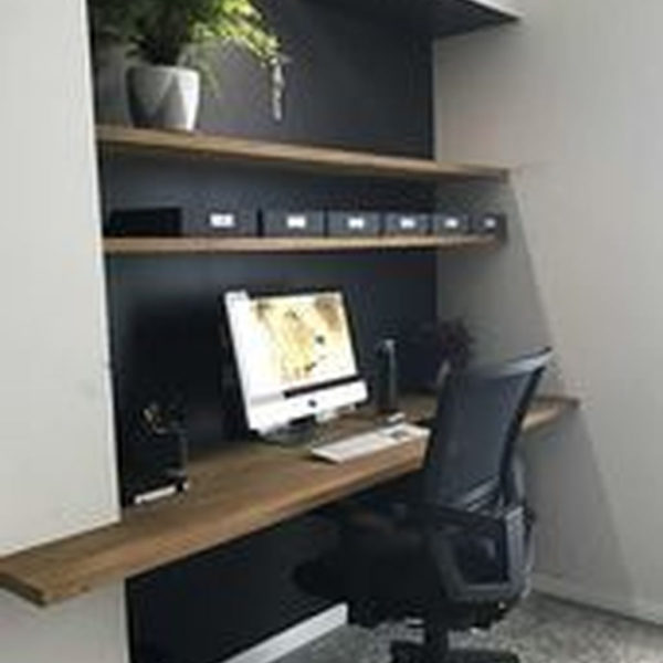 Popular Home Office Cabinet Design Ideas For Easy Organization Storage 09