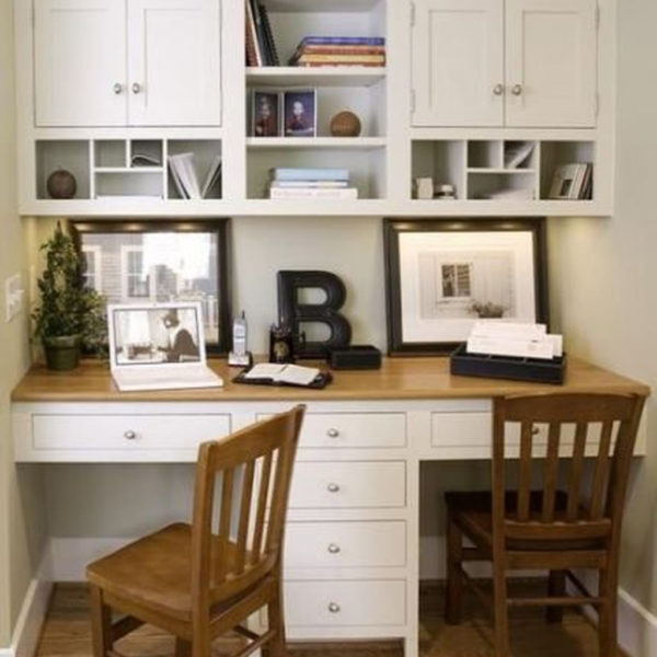 Popular Home Office Cabinet Design Ideas For Easy Organization Storage 14