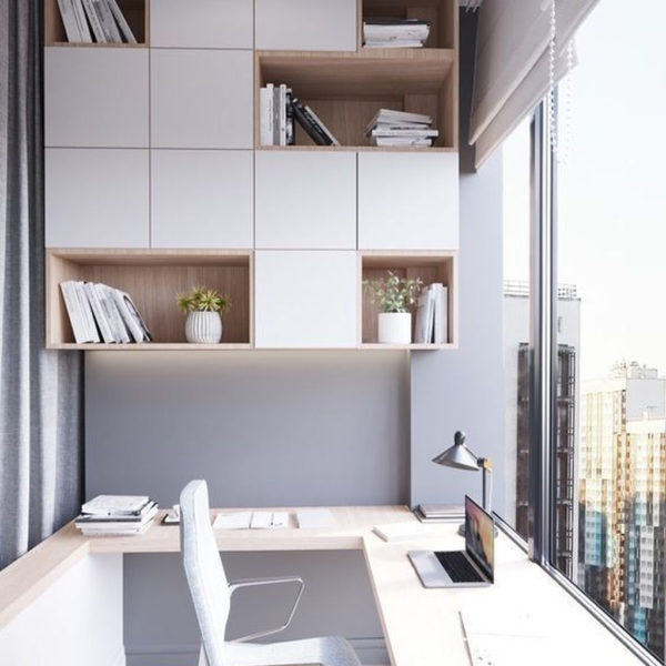 Popular Home Office Cabinet Design Ideas For Easy Organization Storage 17