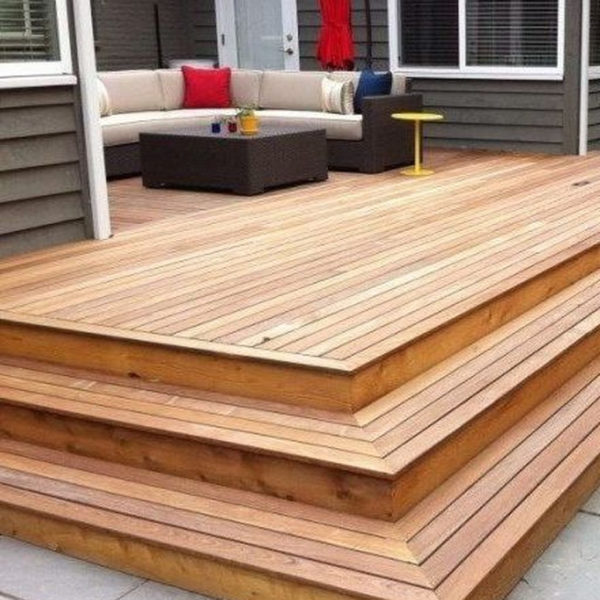 Superb Diy Wooden Deck Design Ideas For Your Home 06