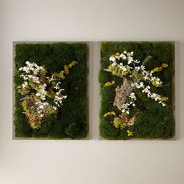 Delicate Natural Moss Wall Art Decorations Ideas To Try Right Now 04
