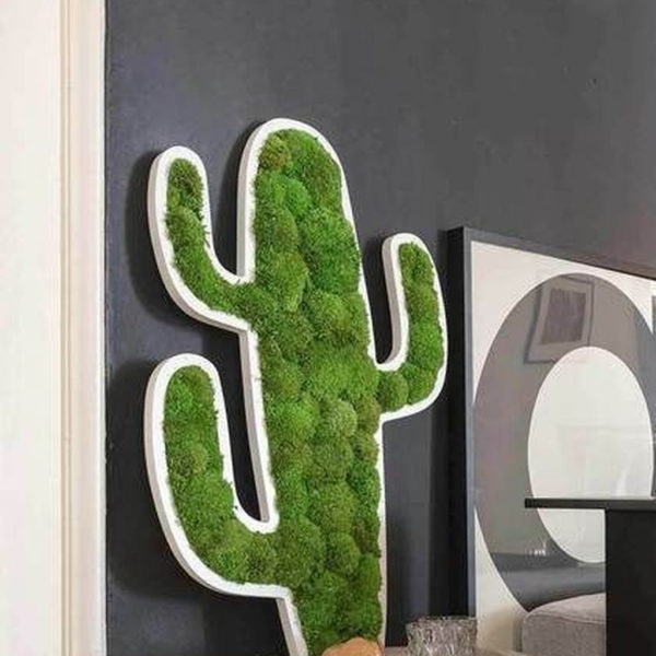 Delicate Natural Moss Wall Art Decorations Ideas To Try Right Now 28