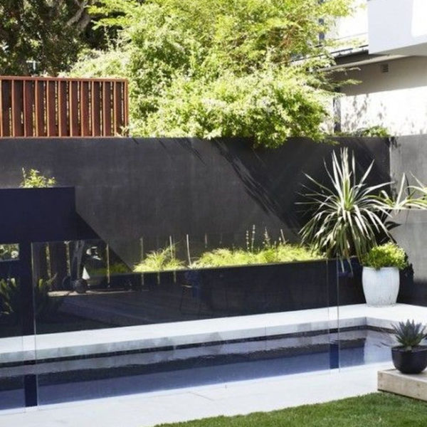 Elegant Black Swimming Pool Design Ideas That All Men Must Know 01