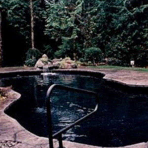 Elegant Black Swimming Pool Design Ideas That All Men Must Know 13