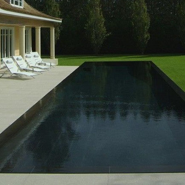 Elegant Black Swimming Pool Design Ideas That All Men Must Know 14