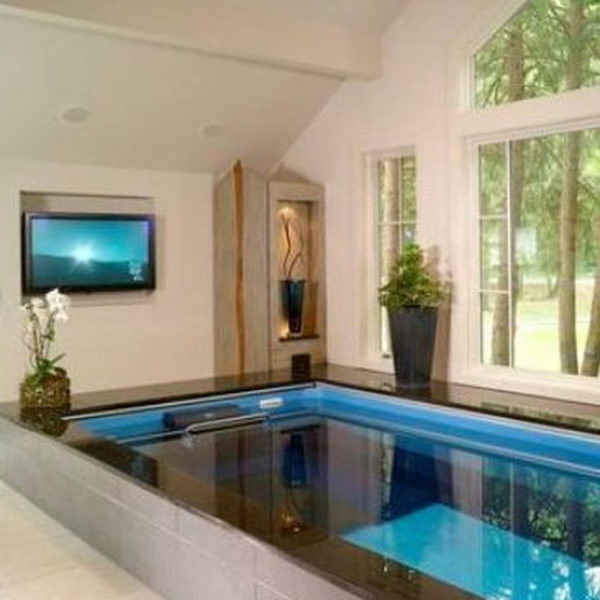 Elegant Black Swimming Pool Design Ideas That All Men Must Know 19