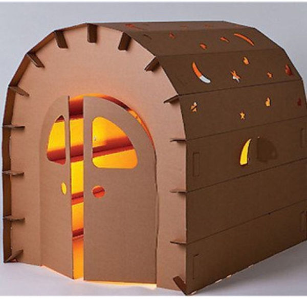 Enchanting Cardboard Playhouse Design Ideas For Kids That You Will Love It 09