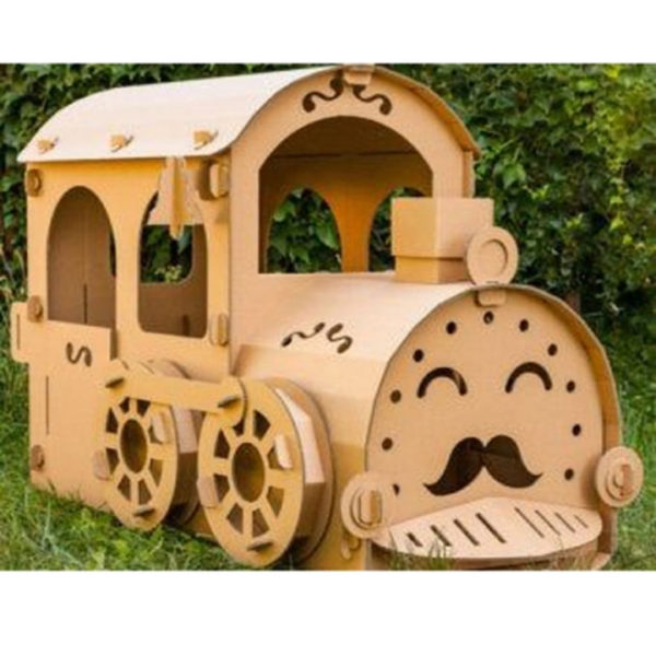Enchanting Cardboard Playhouse Design Ideas For Kids That You Will Love It 21