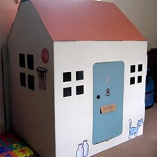 Enchanting Cardboard Playhouse Design Ideas For Kids That You Will Love It 27