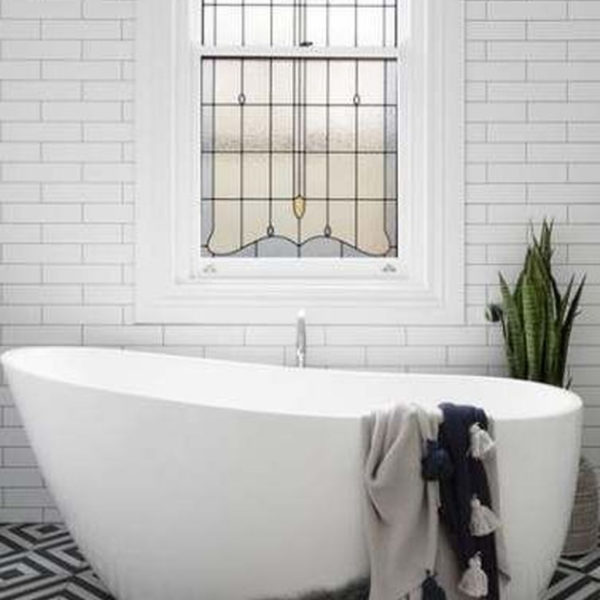 Modern Bathroom Design Ideas With Exposed Brick Tiles 02