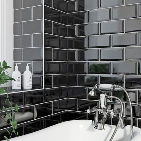 Modern Bathroom Design Ideas With Exposed Brick Tiles 04