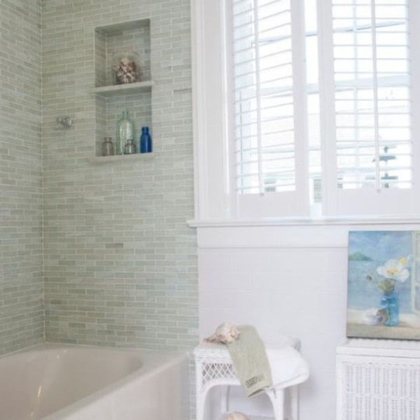 Modern Bathroom Design Ideas With Exposed Brick Tiles 11