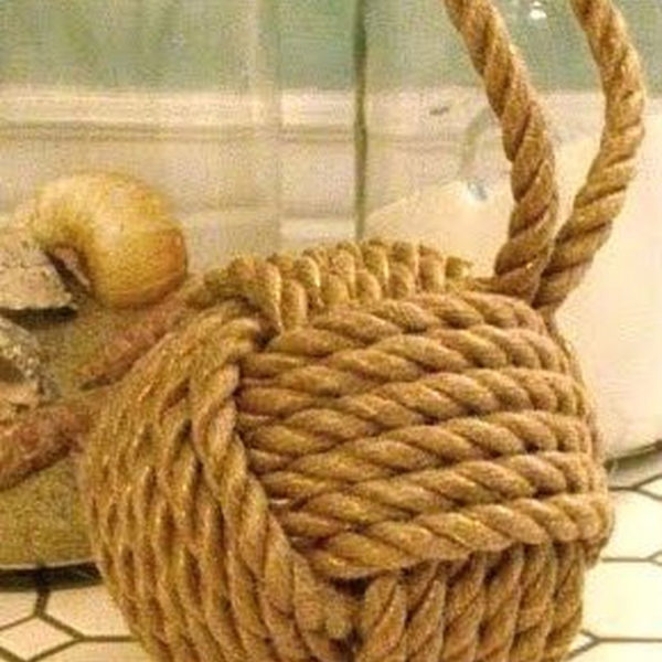 Newest Coastal Decorating Ideas With Rope Crafts To Try Right Now 10