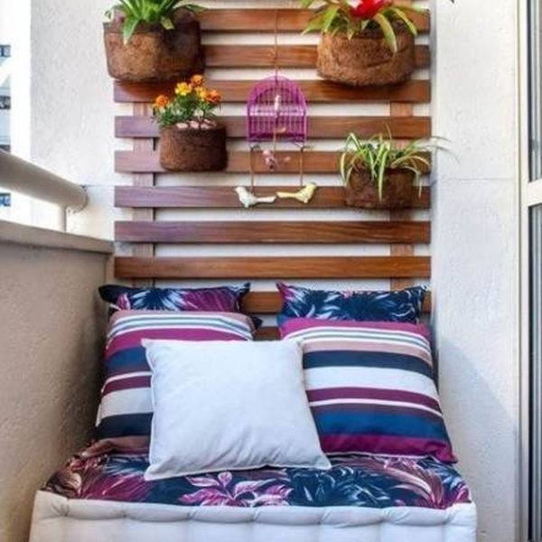 Relaxing Tiny Balcony Decor Ideas To Try This Month 02