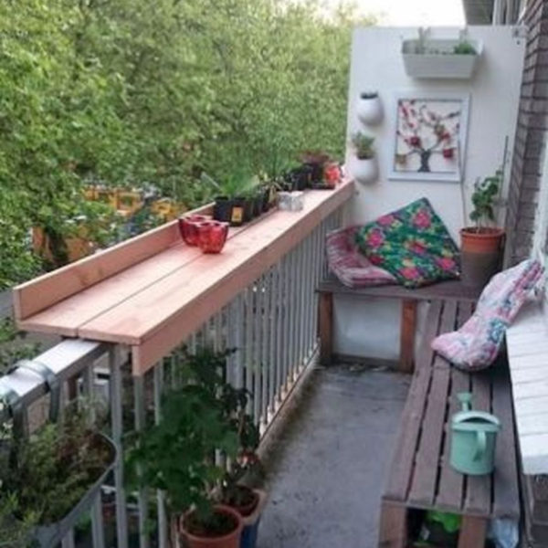 Relaxing Tiny Balcony Decor Ideas To Try This Month 11